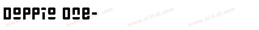 Doppio One字体转换